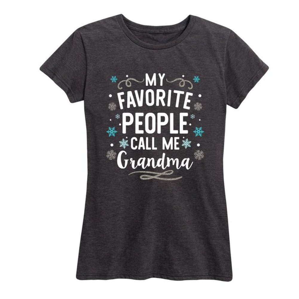 Instant Message Grandma Snowflake Tee